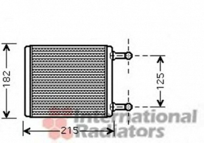 VAN WEZEL 30006442 -  Теплообменник, отопление салона